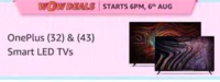 Prime Wow Deals @ 6-8 PM (One Plus Smart LED TVs || Lifelong Refrigerator, Solimo Microfiber Reversible Comforter etc)