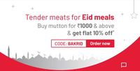 Eid Special - Buy Mutton Rs.1000 or Above & Get Flat 10% OFF