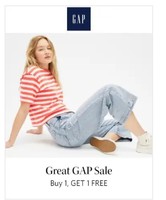 Myntra: Great Gap Sale Buy 1 Get 1 Free On Men's And Women's Apparel
