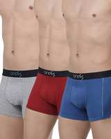  one8 by Virat Kohli Men's Cotton Trunks (Pack of 3)