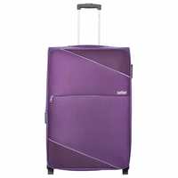 Safari Polyester 55 cms Purple Softsided Cabin Luggage (TILT552WPUR) 