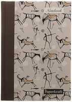 Paperkraft Signature Notebook - 148 mm x 216 mm, Hard Cover, 224 Pages, Single Line (Cover Pattern May Very)