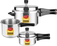 Pigeon Special Combo Pack 2 L, 3 L, 5 L Pressure Cooker  (Aluminium) at 1271

