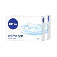 NIVEA Soap, Creme Soft, For Hands And Body, 75g (2 Pieces)

