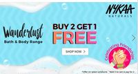 Buy 2 Get 1 Free On Nykaa Products
