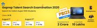 Last Slot Live - Register For Free Enrol For Goprep’s Talent Search Examination 2020 And Get A Chance To Win Big!