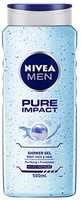 NIVEA Men Pure Impact Shower Gel, 500ml, Hair, Face & Body Wash. Save more with Subscribe & Save