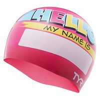  Tyr Hello My Name is Swim Cap, Junior