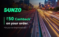 Get Rs.100 cashback on your first Simpl transaction ever on Dunzo