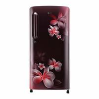 LG 190 L 4 Star Inverter Direct-Cool Single Door Refrigerator (GL-B201ASPY, Scarlet Plumeria) 
