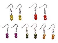 Stylish Multicolor Moti Earrings Combo