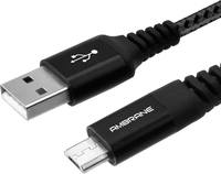 Ambrane RCM-15 1.5 m Micro USB Cable (Compatible with Smartphones, Black, One Cable)