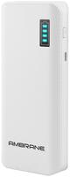 Ambrane P-1133, 12500mah Power Bank(Silver) For Rs 509/-