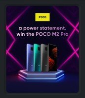 WIN POCO M2 PRO by Burning 5000 CRED Points ( RAFFLE)