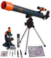 Levenhuk LabZZ MT2 Microscope & Telescope Kit (Black)