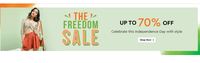 Nykaafashion Freedom Sale: Upto 70% OFF on Top Brand Women's Clothings