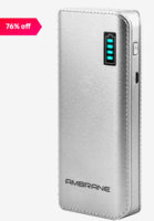 lowest - Ambrane P-1133 12500 mAh Power Bank  