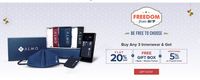 Buy 3 & Get Flat 20% Off Free Gift Box with Mask & Mobile Pocket + 5% Prepaid Off