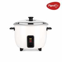 Pigeon by Stovekraft Joy Rice Cooker with Single Pot, 1 litres. A Smart Rice Cooker for Your own Kitchen (White) 