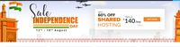 Independence Day Sale - Get Up to 60% Off on Hosting