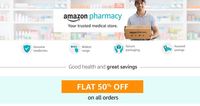 Amazon pharmacy 50% off on all orders