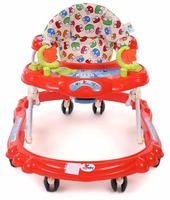 Nagar International Baby Walker and Attractive Toys 6+ Months Baby (Red Sun)