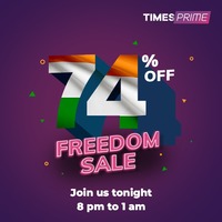 LIVE : Times Prime Membership : Flat 74% off @ 259