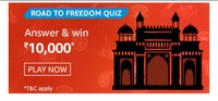 Amazon's Road To Freedom Quiz Answers And Win 10000