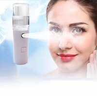 Inditradition Handheld Rechargeable Mist Sprayer Vaporizer | For Hydrating, Facial, Moisturizing & Sanitization (20 ml Tank, White)