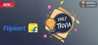 Flipkart Daily Trivia Quiz Answers 16Th Aug - Win Gems & Gift Vouchers