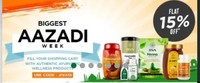Jiva Ayurveda Biggest Azadi Week Flat 15% Off On All Products 