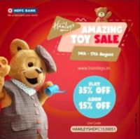 [Last Day] Hamleys - Flat 35% + Additional 15% via Coupon code