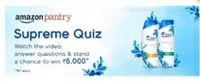 Amazon Pantry Supreme Quiz Answers | Win Rs 5000