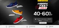 NNNOW Happy Feet Sale - Get Up to 40 -60% OFF Till 23 August