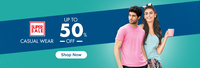 FBB Super Sale: Upto 50% OFF on Mens & Women's Clothing + Buy 1 Get 1 on Kids' Clothing