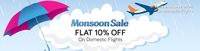 Yatra Monsoon Sale: Flat 10% OFF on Domestic Flights Upto Rs 550/-