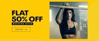 Reebok Weekend Offer: Flat 50% OFF on Shoes & Clothings