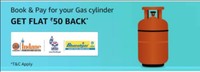 Flat Rs.50. Cashback On Cylinder Booking at Amazon Pay ( HP Gas Added)