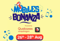 Flipkart Mobile Bonanza 26th -28th August  : Upto 38% off + Get Rs.1000 off on Exchange (Applicable on Selected Mobiles)