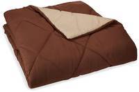 AmazonBasics Reversible Microfiber Comforter - Full/Queen, Chocolate (Price Graph added) 