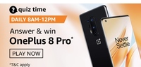 Amazon Quiz Answers for 26 August 2020 - Win OnePlus 8 pro