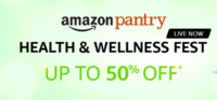 Amazon Pantry: Health & Wellness Fest- Upto 50% Off (27th-31st Aug)