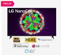 LG (49 Inches) Smart Ultra HD 4K LED TV 49NANO80TNA (2020 Model, Black) 