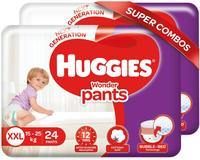 Huggies Wonder Pants diapers -combo pack - XXL (48 pieces)