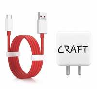 CRAFT Dash Charger with 1 m Dash Charging Cable for OnePlus 3/3T/5/5T/6/6T/7/7PRO/8/8pro@100
