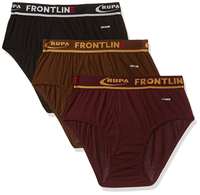 RUPA Frontline Men's Solid Brief (Pack of 3 - 2XL)