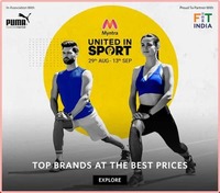Myntra United in Sport (29th Aug to 13Sep): Minimum 50% Off + 10% Instant Discount Using SBI Credit Cards 