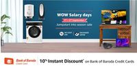Few Hours Remain - Wow salary days 10% instant discount on bob credit cards 