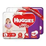  Huggies Diaper Large Size (92 Count) at Rs.699