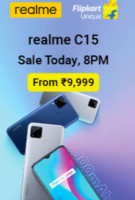 Realme C15  (32gb Rom || 3gb Ram)  Sale Today 8Pm 